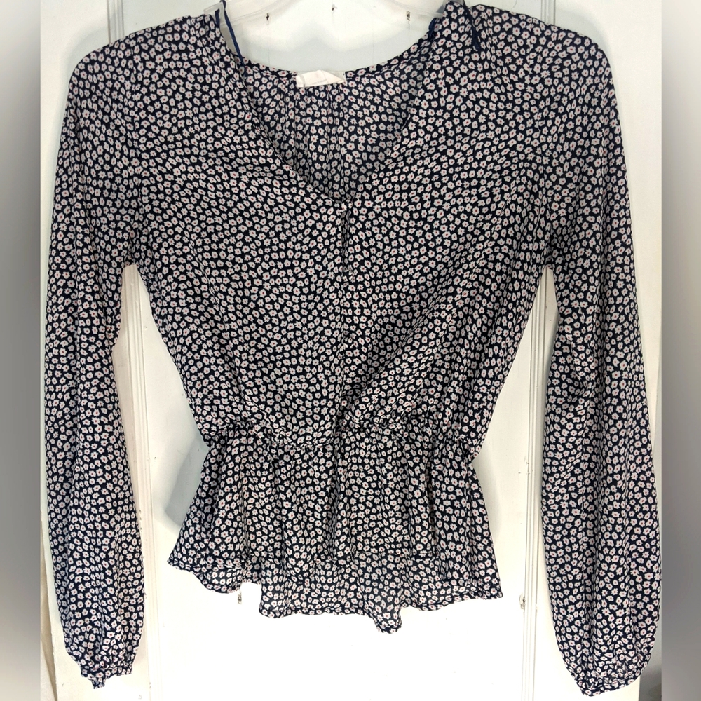 Sienna Sky Women's Floral Peplum Blouse